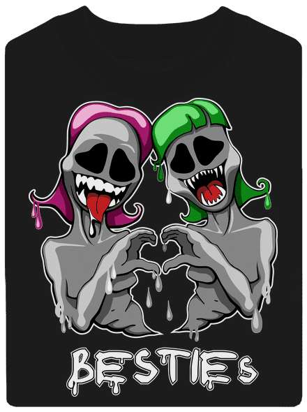 Besties unisex crewneck Black
