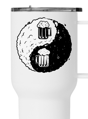 Jin Jang sör termosz bögre White