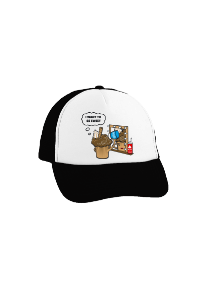 Sweet muffin teherautós sapka Black cap
