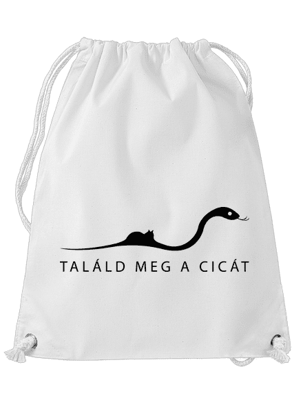 Találd meg a cicát hátizsák White