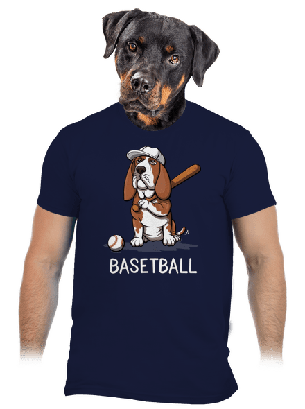 Basetball férfi póló Navy