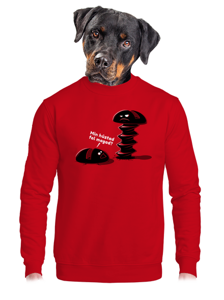Felhúzva unisex crewneck Red