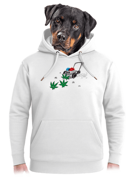 Ganja bust unisex prémium pulóver Snowwhite