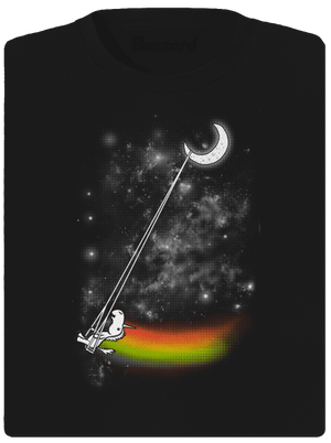 Unicorn universe női sportpóló Black
