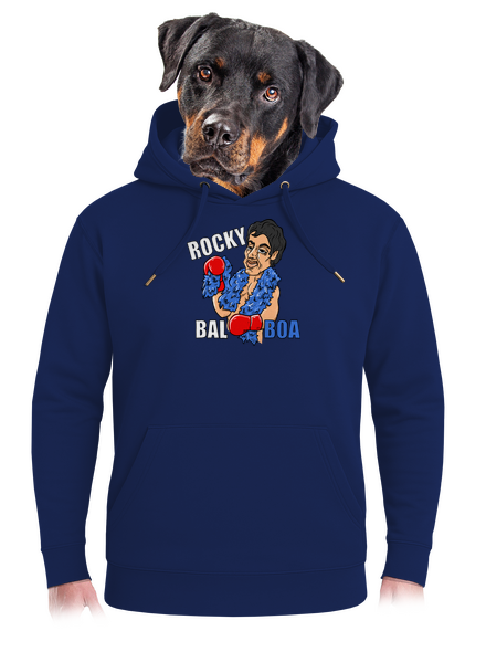 Rocky Bal boa unisex prémium pulóver Navy