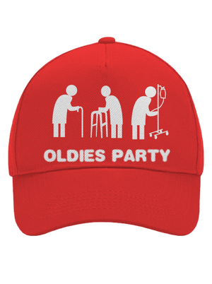 Oldies party baseballsapka Classic Red