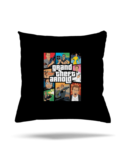 Grand Theft Arnold párna Black