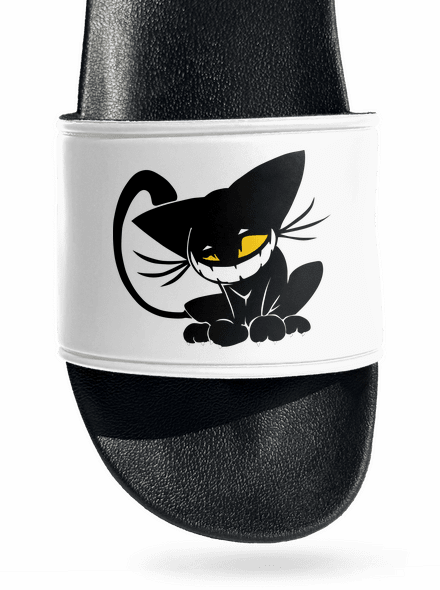 Evil cat papucs White