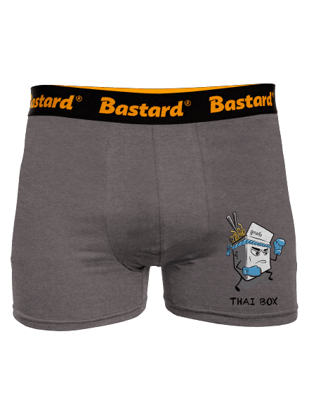 Thai box boxeralsó Gray Melange