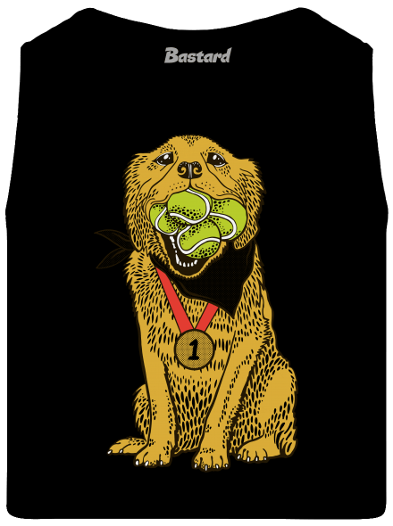 Arany retriever férfi trikó Black