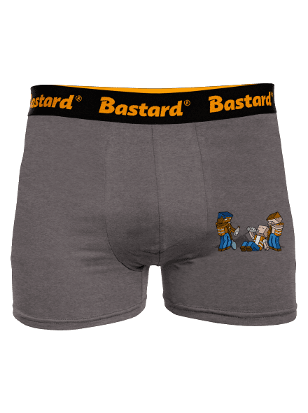 Real Minecraft boxeralsó Gray Melange