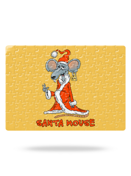 Santa mouse kirakós White