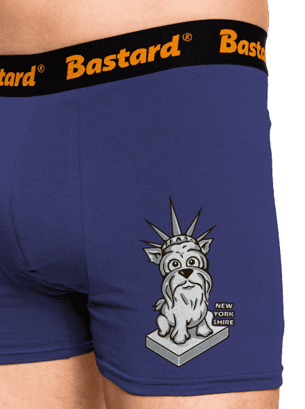 New Yorkshire boxeralsó Blue Navy