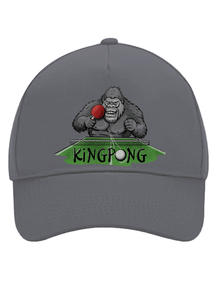 King pong baseballsapka Graphite grey