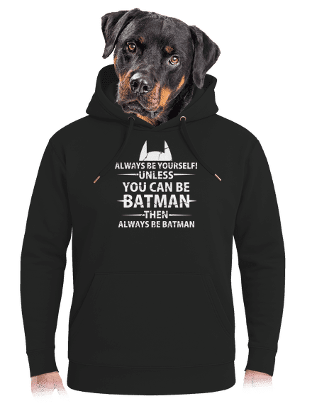 Batman unisex prémium pulóver Dark Black