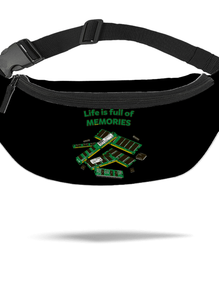 Memóriában tárolva övtáska Black