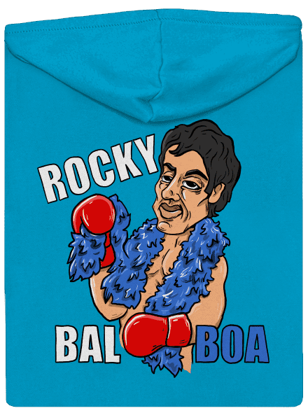 Rocky Bal boa cipzáras női pulóver Blue Atol