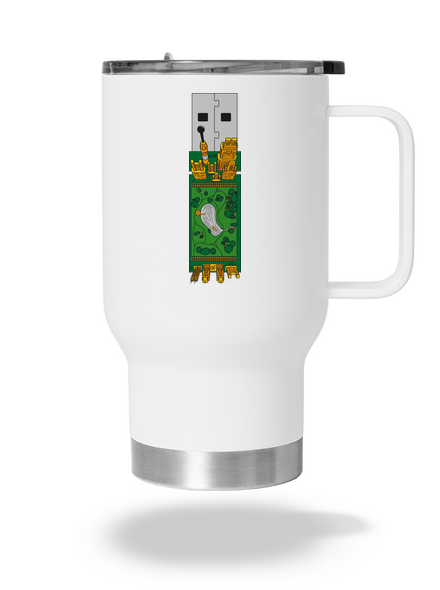 USB city termosz bögre White
