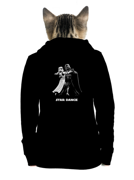 Star dance cipzáras női pulóver Black