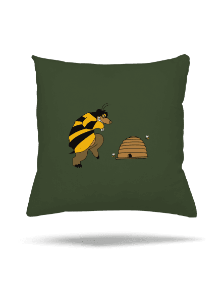 Méh uraság párna Olive Green