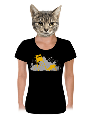 Erdei harmónia női póló Black