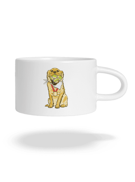 Arany retriever macaron bögre White
