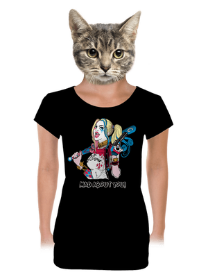 női póló elasztikus alsó szegéllyel