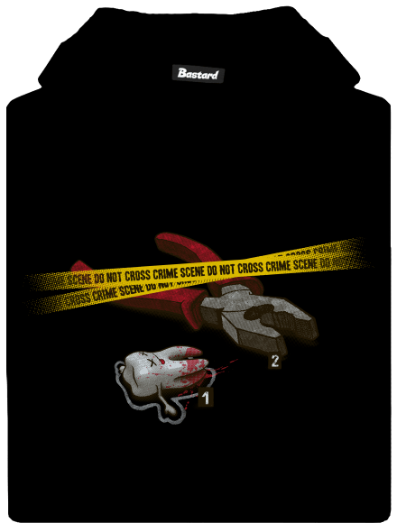 Foggyilkosság gyerek kenguruzsebes pulóver Black