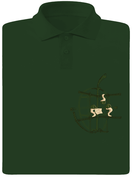 Alma férfi pólóingek Bottle Green Mal