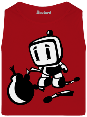 Bomberman férfi trikó Red