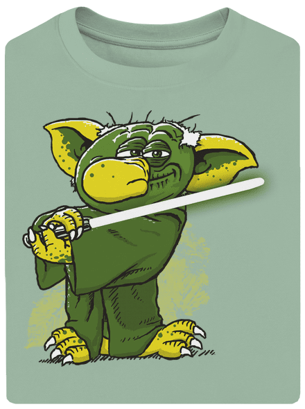 Yoda a nádasban unisex túlméretezett póló Sage