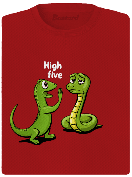 High Five női sportpóló Red Mal