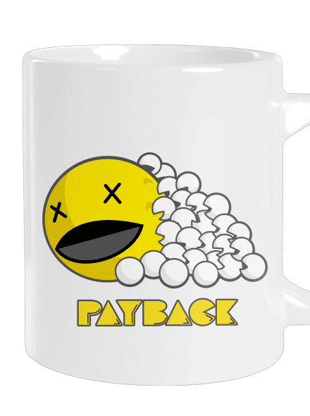 Payback nagy bögre White