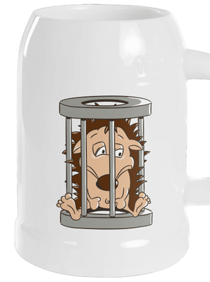 Sün a ketrecben söröskorsó White