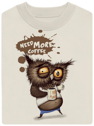 I need more coffee unisex crewneck Off White