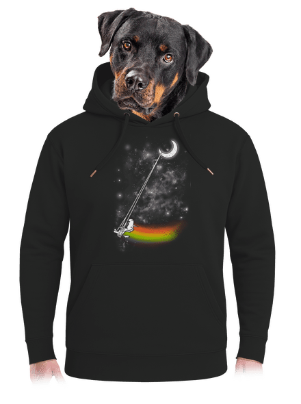 Unicorn universe unisex prémium pulóver Dark Black