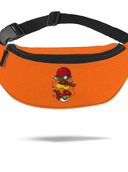 Pokémon burger övtáska Orange