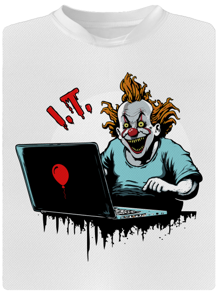 I.T. Clown férfi sportpóló White