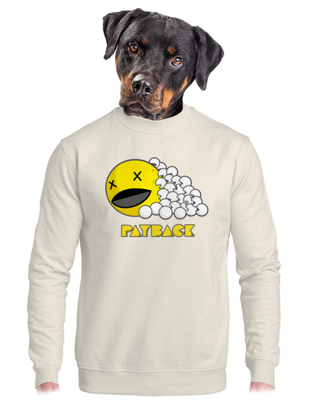 Payback unisex crewneck Off White