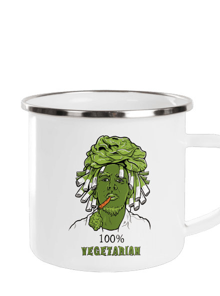 100% vegetáriánus pléhbögre White