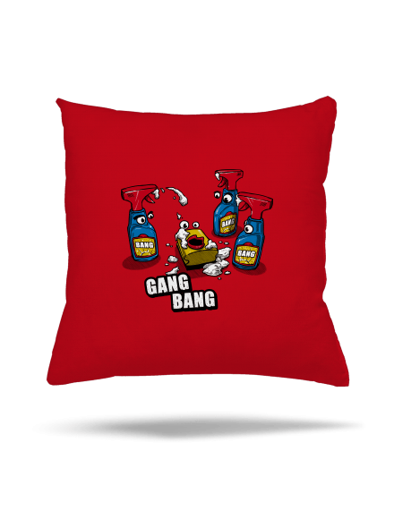 Gang bang párna Red
