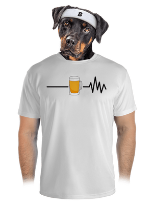 Beer help férfi sportpóló White