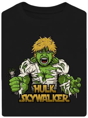 Hulk Skywalker unisex túlméretezett póló Black