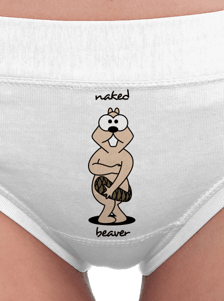Naked beaver női bugyik White