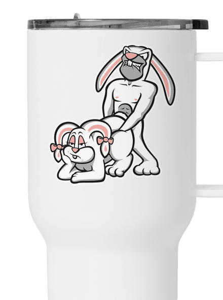 Rabbits termosz bögre White