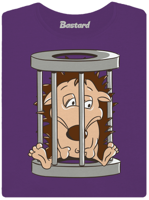 Sün a ketrecben prémium női póló Purple