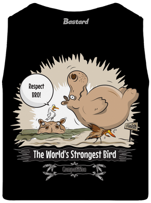 Strongest bird férfi trikó Black