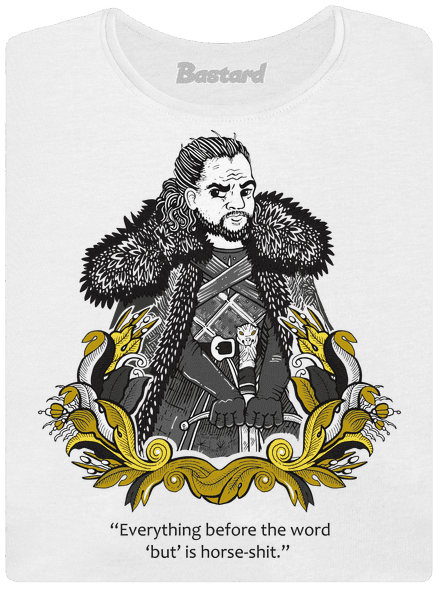 Jon Snow prémium női póló White