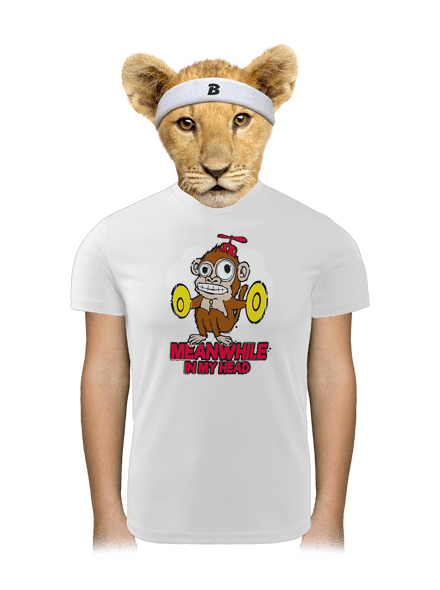 Monkey in my head gyerek sport póló White