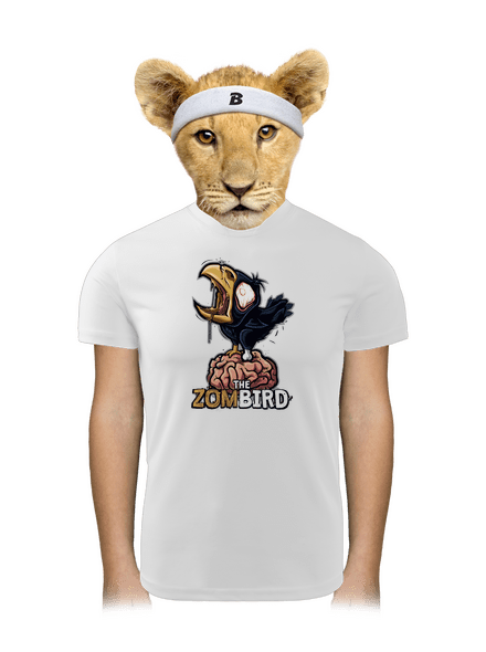 Zombird gyerek sport póló White